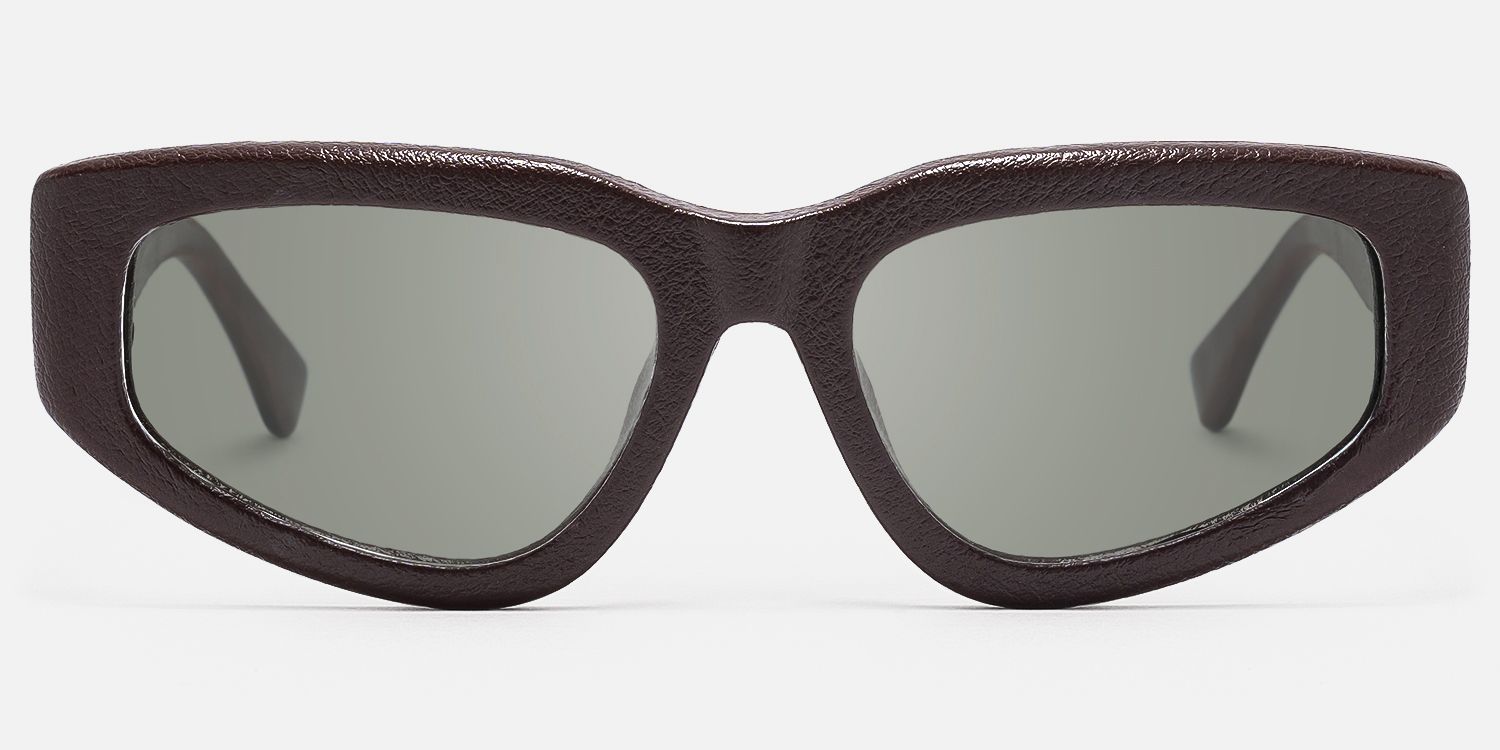 CruzHide - Geometric Brown Sunglasses product detail 2