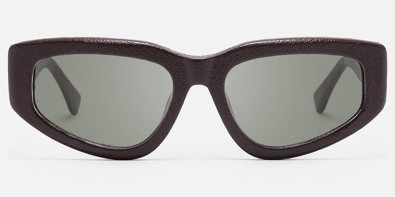 CruzHide - Geometric Brown Sunglasses