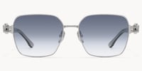 The Architect - Rectangle Silver Sunglasses - 1