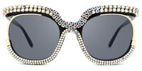 Mancha - Square Multicolor Sunglasses | Vooglam Angle View