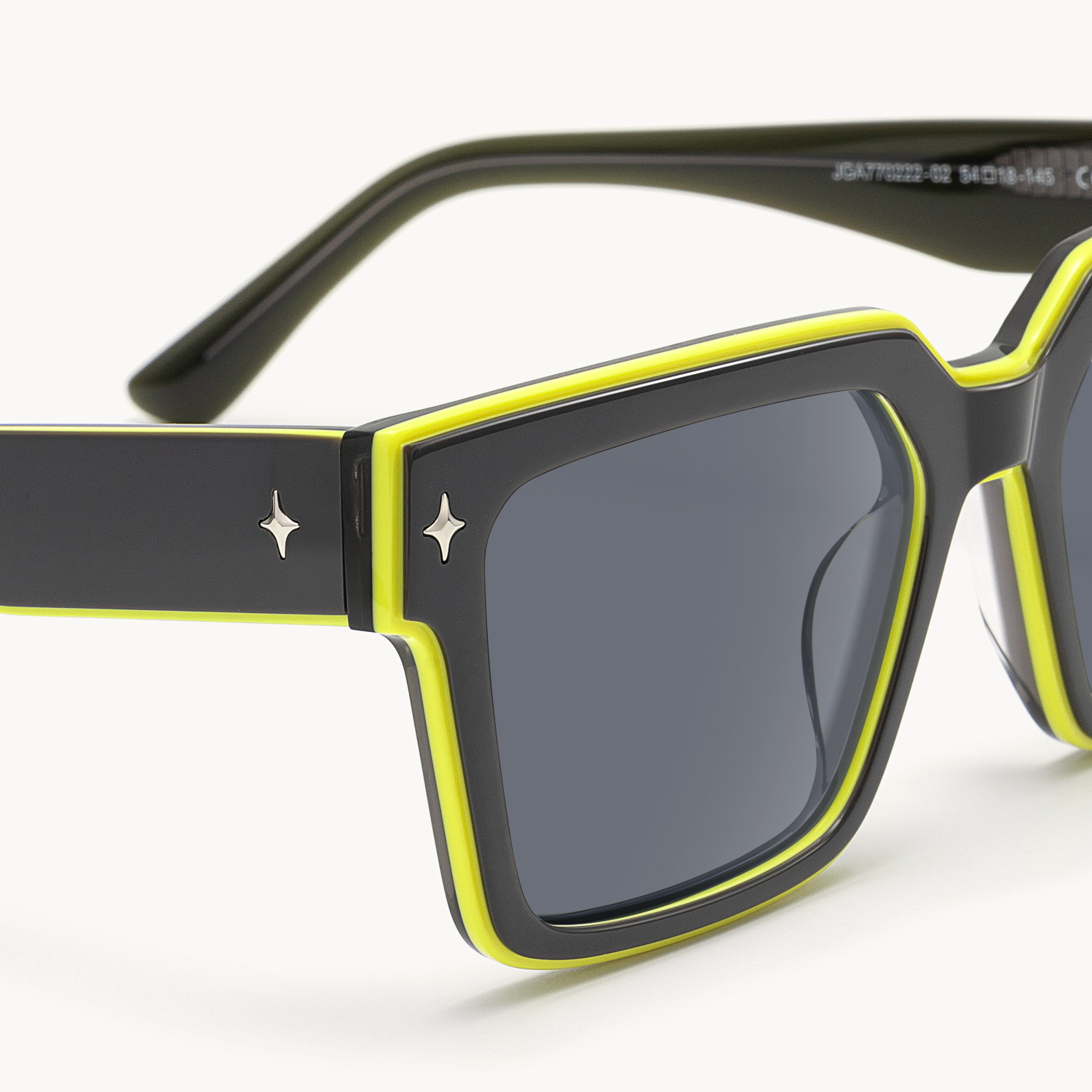 Havok - Rectangle Gray Sunglasses - 4