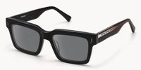 Razor - Rectangle Black Sunglasses - 2