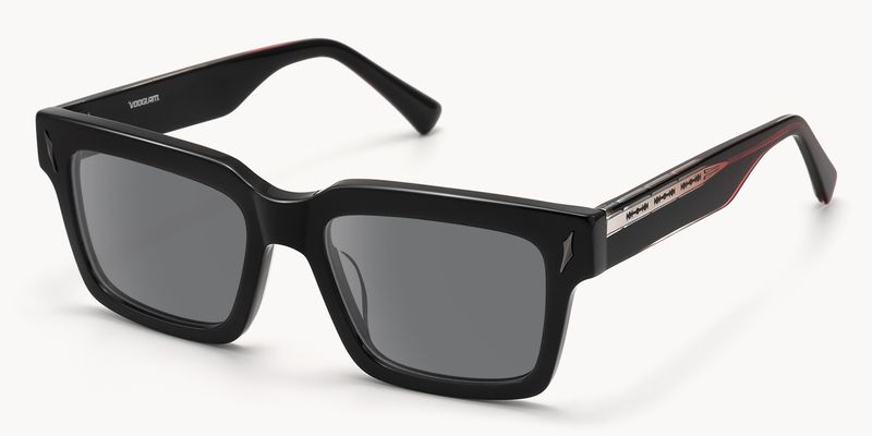 Razor - Rectangle Black Sunglasses