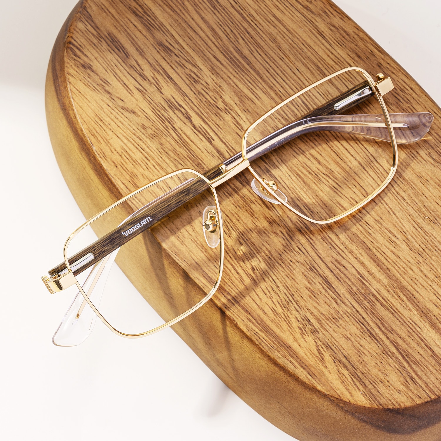 Griot - Square Gold Eyeglasses - 1