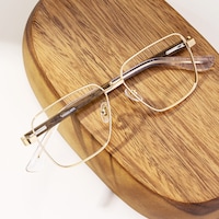 Griot - Square Gold Eyeglasses - 1