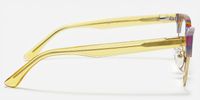 Pascale - Browline Multicolor Eyeglasses | Vooglam Side View