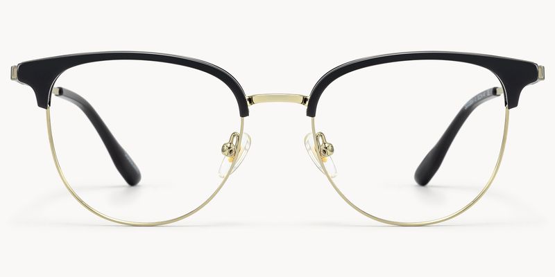 Grace - Round Two-tone Eyeglasses | Vooglam