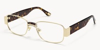 Nyame - Rectangle Gold Eyeglasses - 3