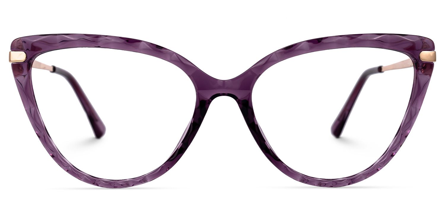 Dayna - Cat Eye Purple Eyeglasses product detail 2
