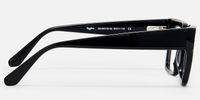 Qacha - Square Multicolor Eyeglasses | Vooglam Side View