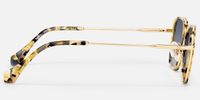 Sundance - Square Yellow Sunglasses | Vooglam Side View