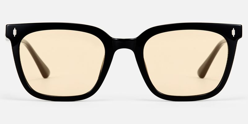 Cosmo - Rectangle Black Sunglasses