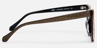 Glitz - Cat Eye Brown Sunglasses | Vooglam Side View