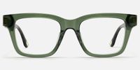 Legacy - Rectangle Green Eyeglasses | Vooglam Angle View