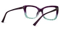 Shane - Cat eye Two-tone Eyeglasses | Vooglam Side View
