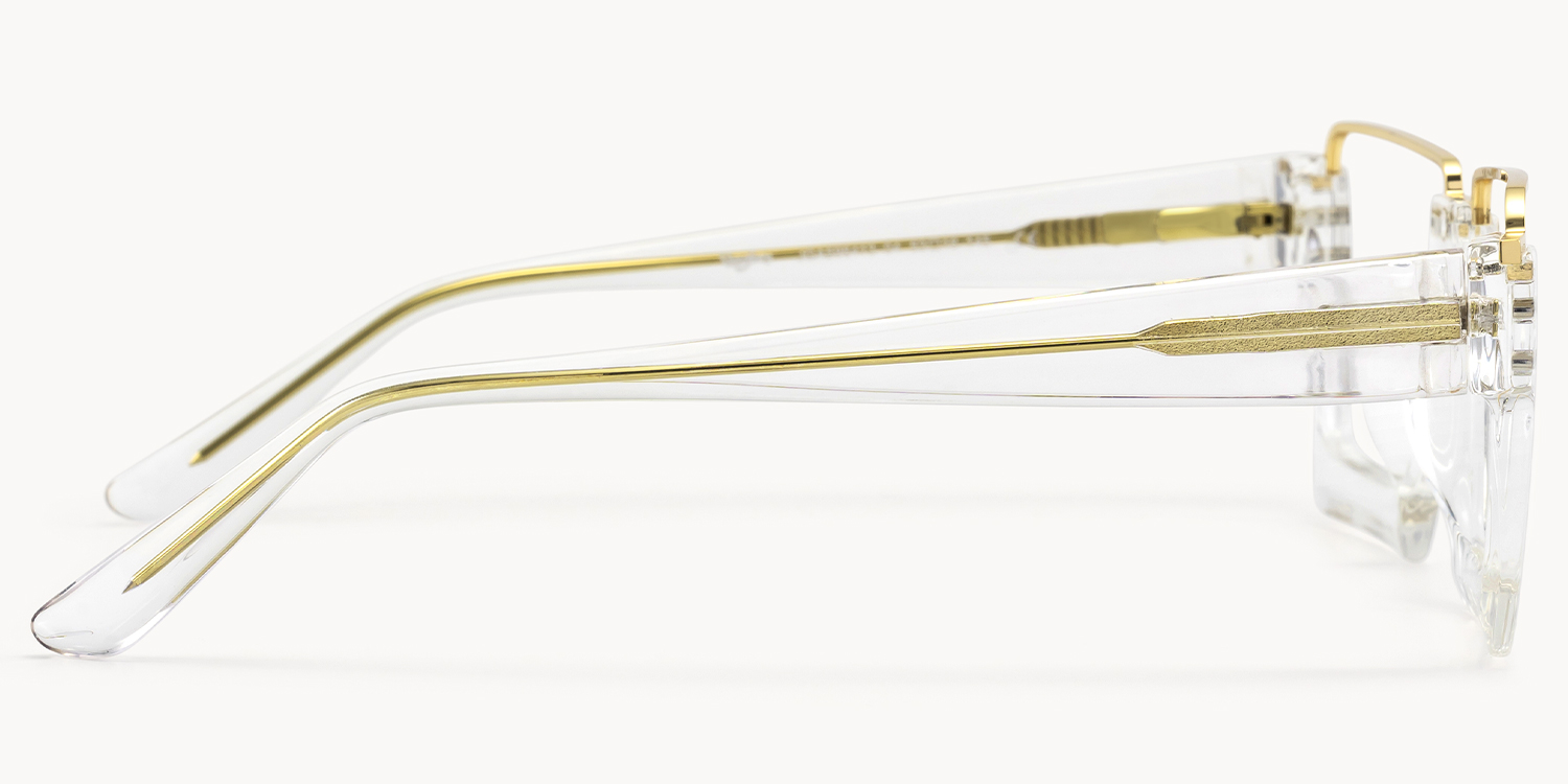Dardhan - Rectangle Crystal Eyeglasses - 3