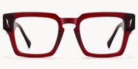 Stiletto - Rectangle Red Eyeglasses - 1