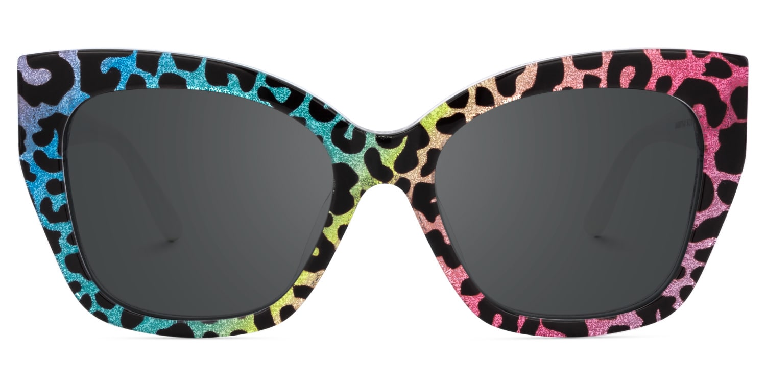 Haidera - Cat Eye Multicolor Sunglasses - 1