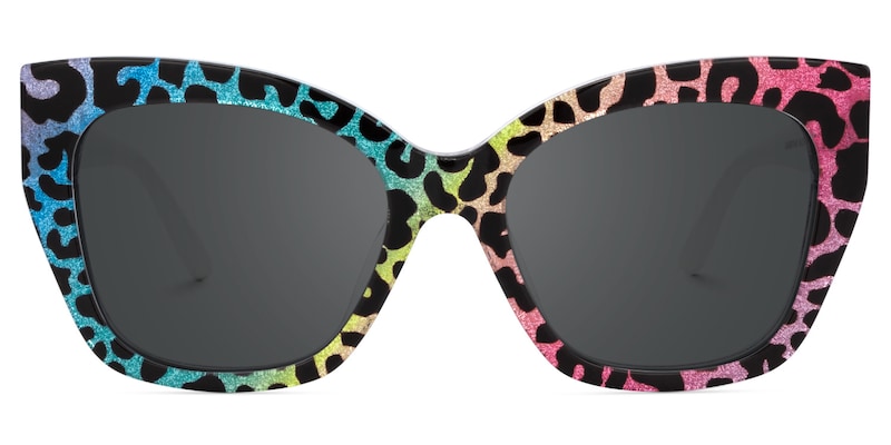 Haidera - Cat Eye Multicolor Sunglasses