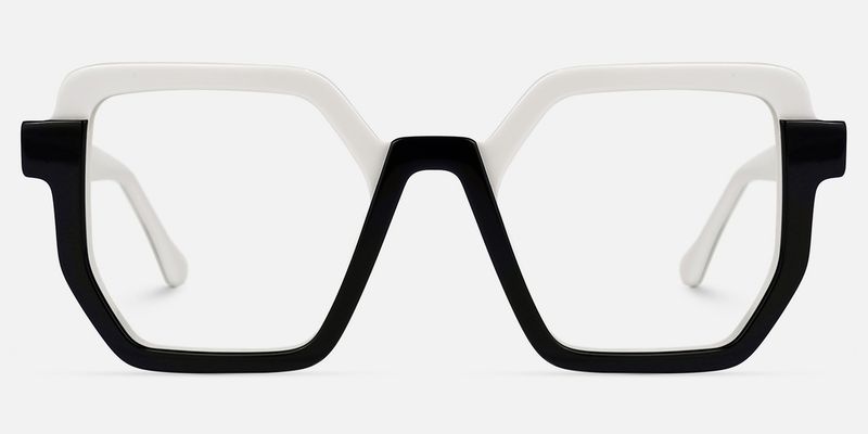 Mixon - Unique Black & White Designer Glasses