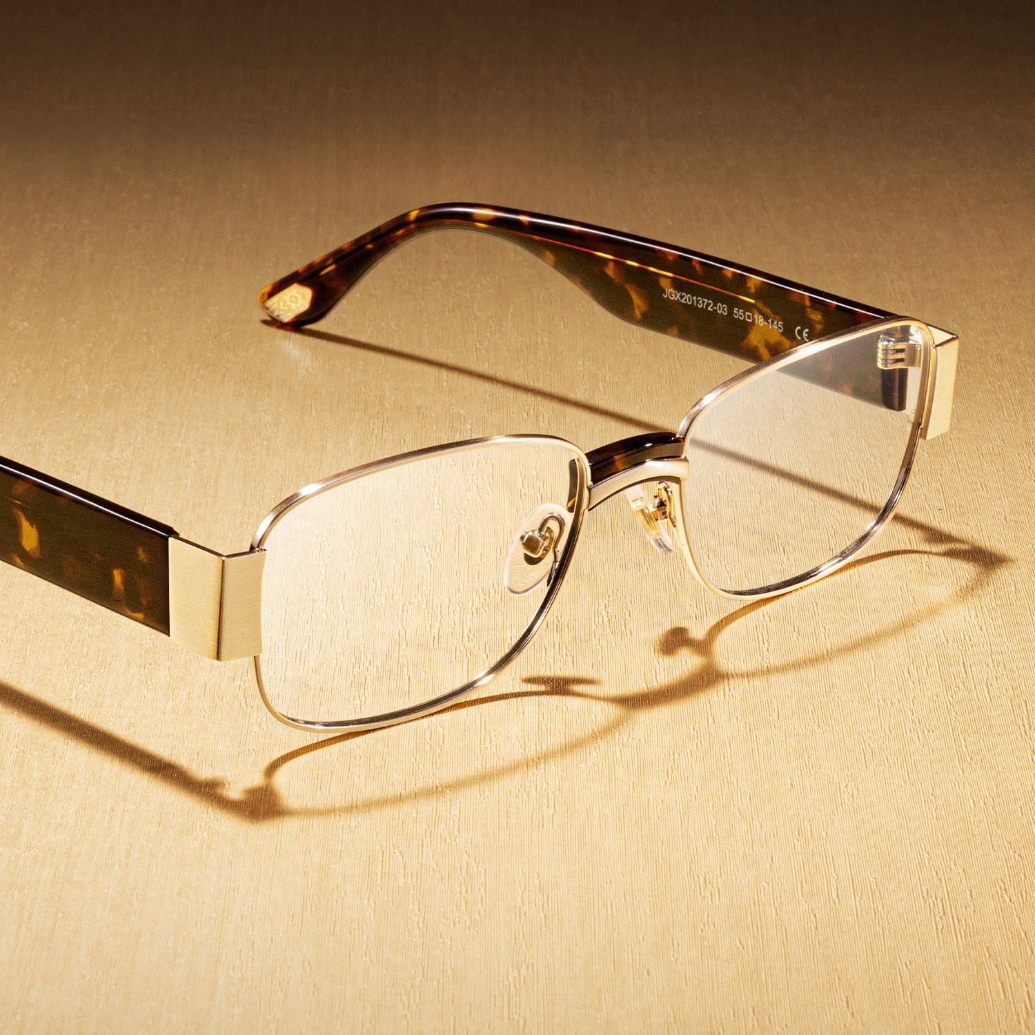 Nyame - Rectangle Gold Eyeglasses - 1