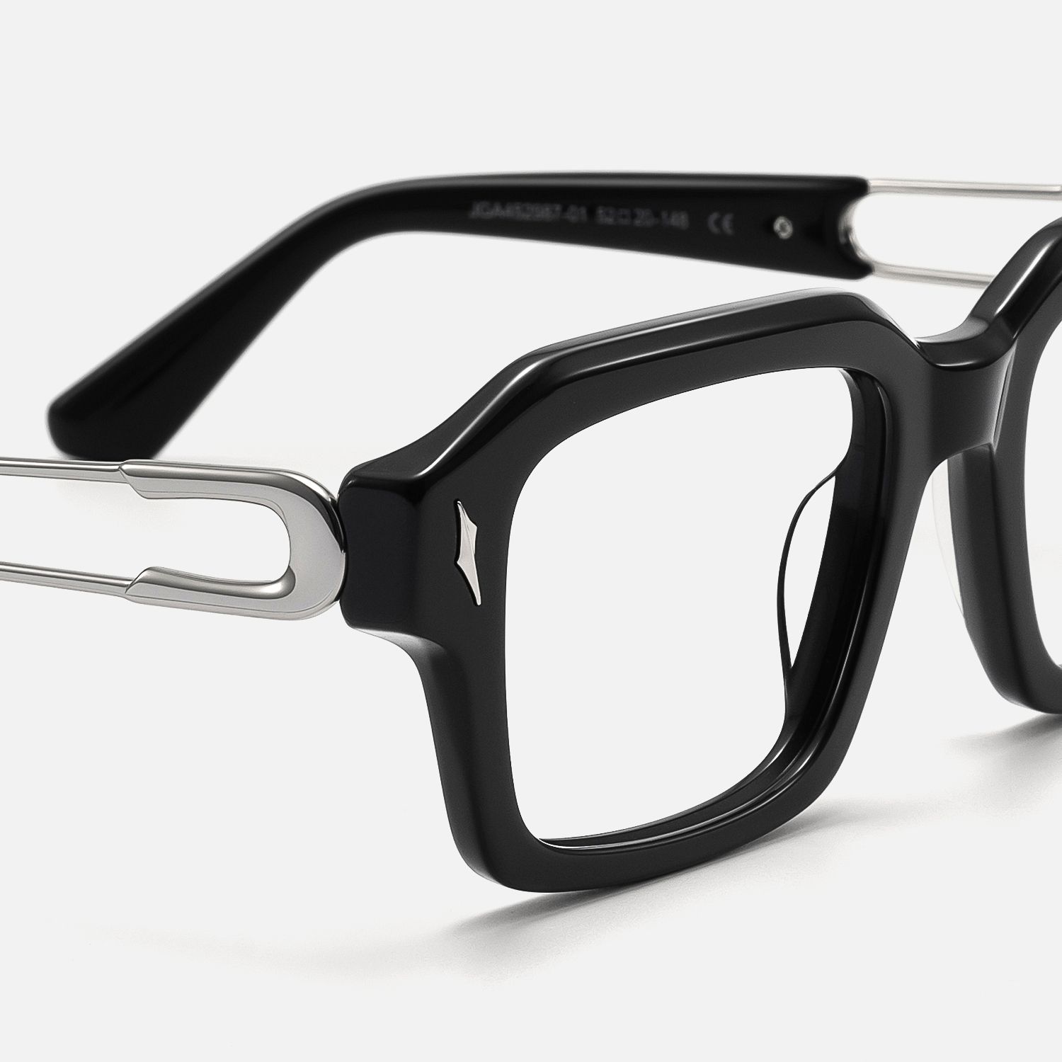 Blindspot - Square Black Eyeglasses product detail 4
