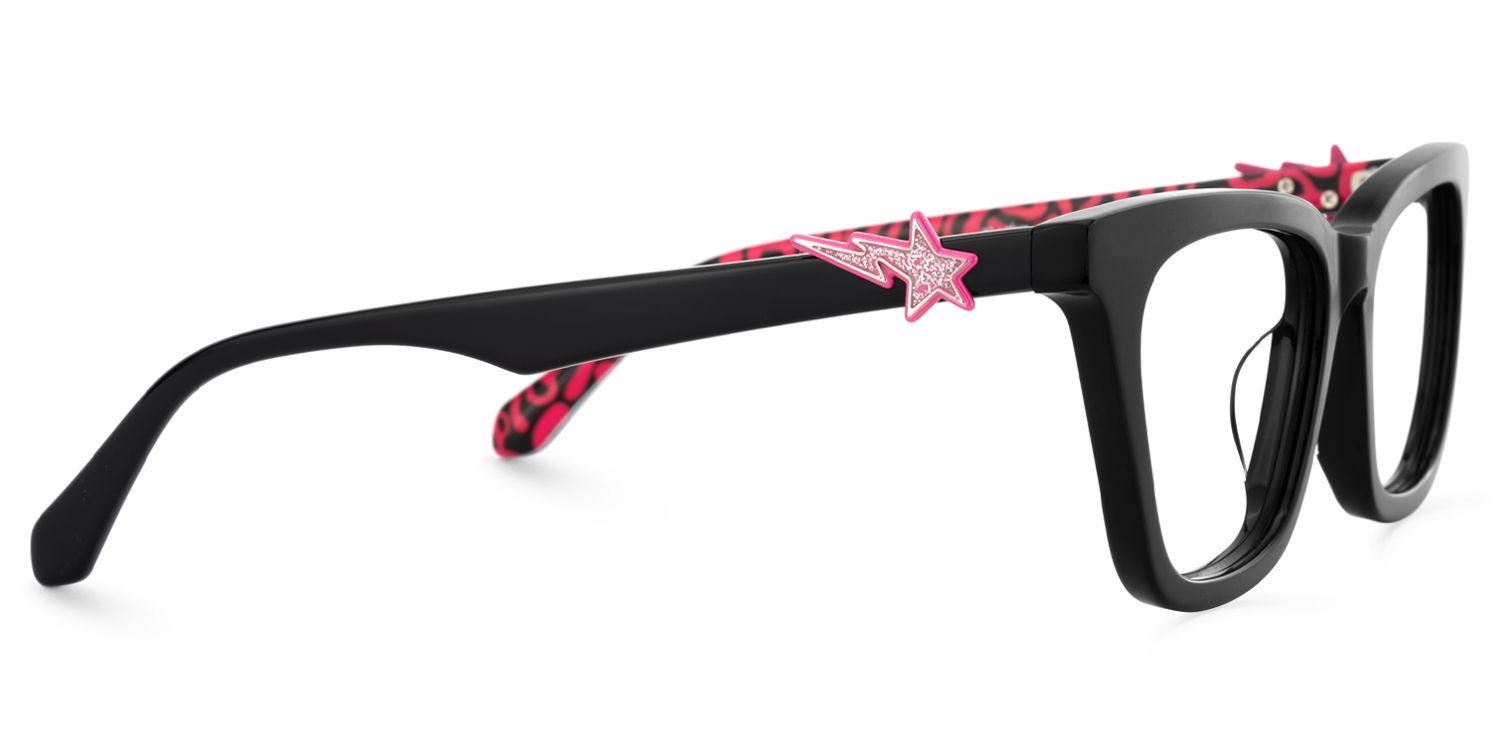 Jaiana - Cat Eye Black Eyeglasses | Vooglam 4