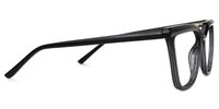 Darrah - Browline Grey Eyeglasses | Vooglam
