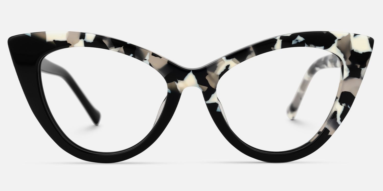 Antoinette - Cat Eye Black/Tortoise Eyeglasses product detail 2