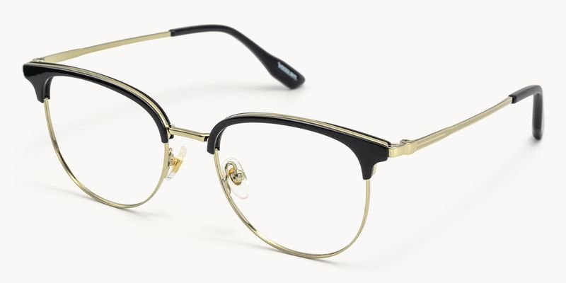 Grace - Round Two-tone Eyeglasses | Vooglam