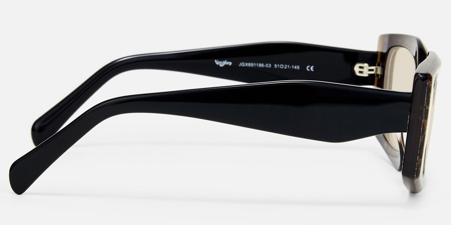 Tahlia - Geometric Tortoise Sunglasses product detail 3