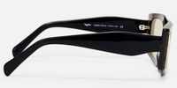 Tahlia - Glitter Leopard Print Sunglasses | Vooglam Side View