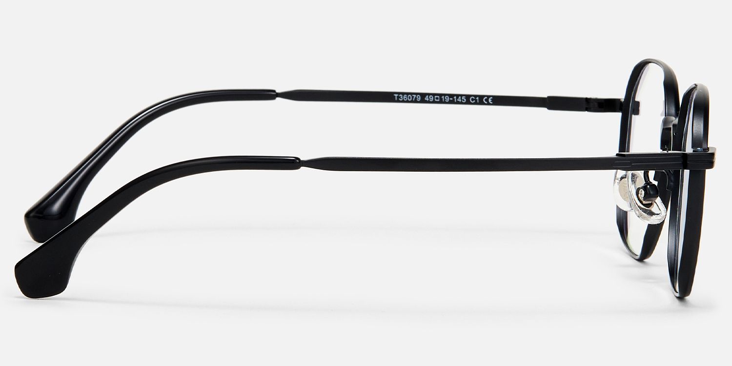 Grain - Geometric Black Eyeglasses product detail 3