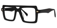 Irwin - Aviator Black Eyeglasses | Vooglam Front View