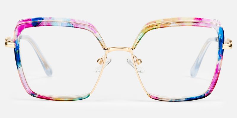 Fiorella - Square Multicolor Eyeglasses