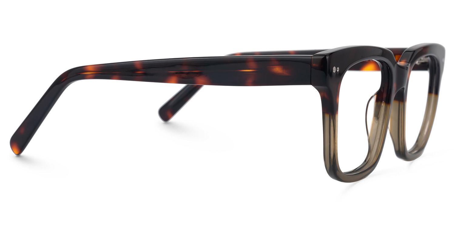 Elisedd - Square Brown/Tortoise Eyeglasses product detail 4