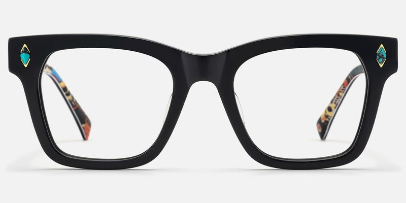 Adinkra - Square Black Eyeglasses