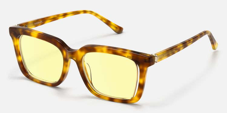 Chaparral - Yellow Lens Tortoise Sunglasses | Vooglam