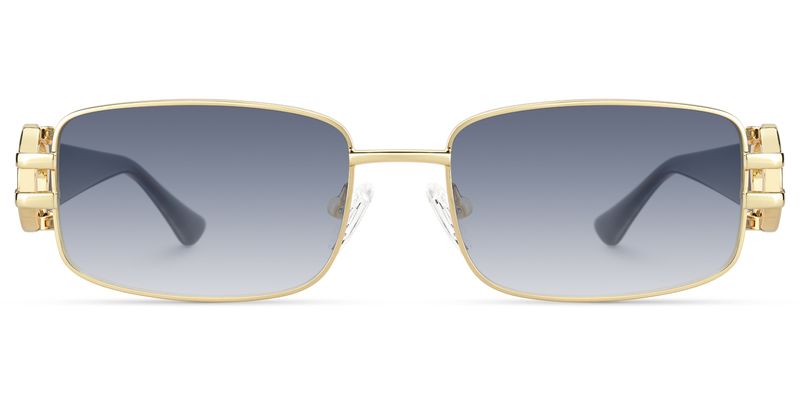 Aurae - Rectangle Gold Sunglasses