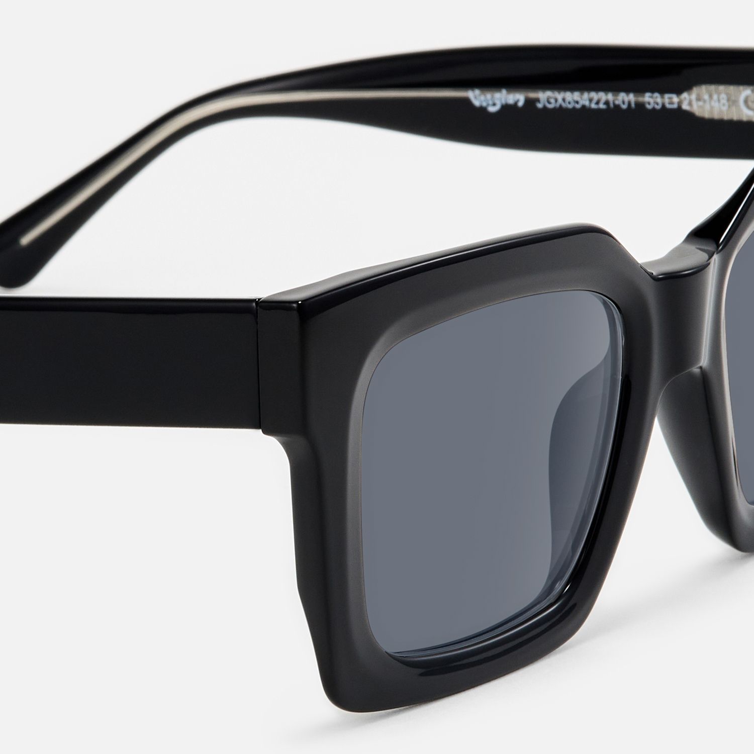 Pacheco - Rectangle Black Sunglasses product detail 4
