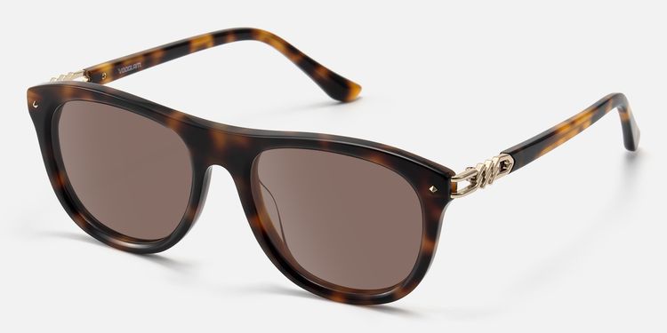 O'Keeffe - Vintage Aviator Tortoise Sunglasses | Vooglam