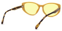 Macsen - Cat Eye Yellow Prescription Sunglasses - 4