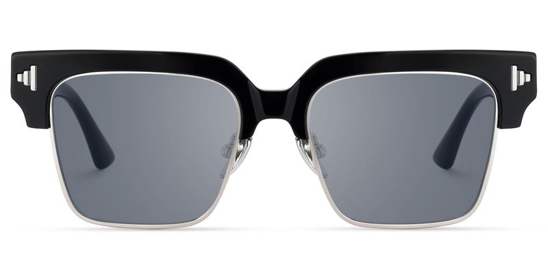 Nathifa - Browline Black Sunglasses