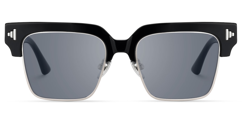 Nathifa - Browline Black Sunglasses