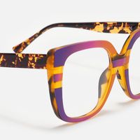 Sargent - Bold Acid Wave Style Glasses Tortoise Temples | Vooglam Design Details