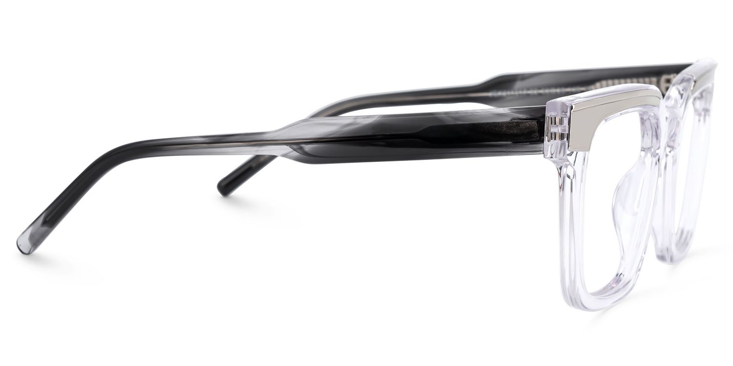 Feleti - Rectangle Crystal Eyeglasses | Vooglam 4