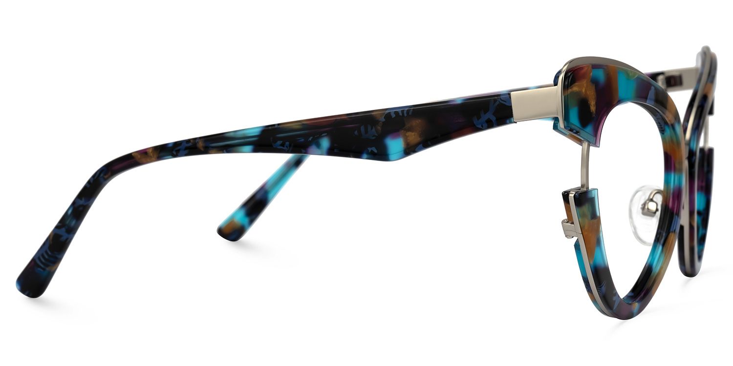 Jazzy - Cat Eye Tortoise Eyeglasses | Vooglam 4