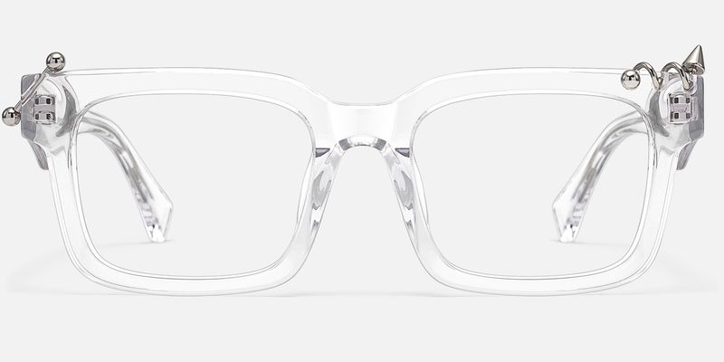 Spike - Rectangle Transparent Eyeglasses