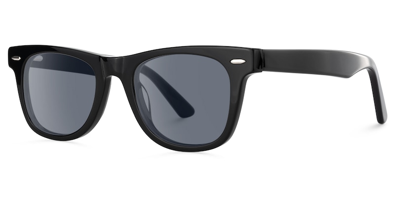 Urban - Rectangle Black Sunglasses