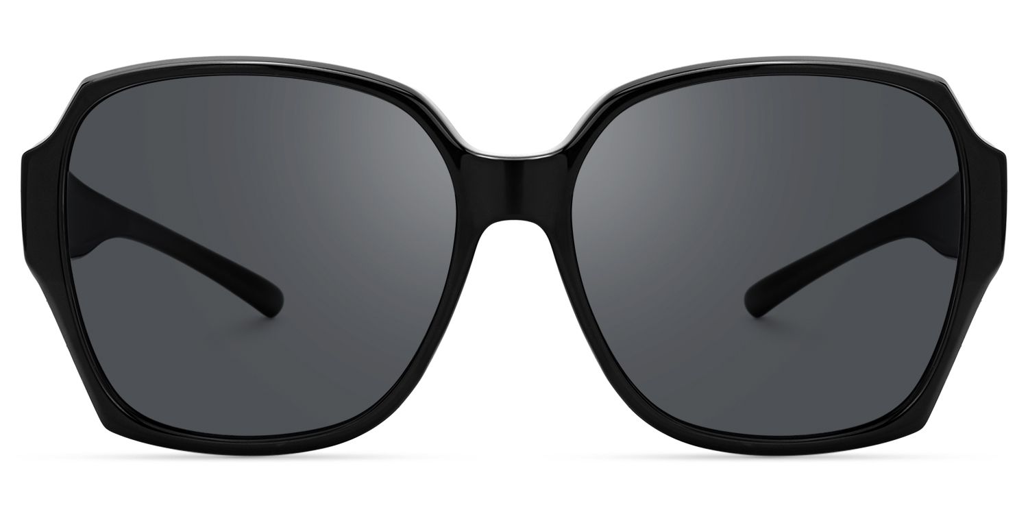 Fenton - Geometric Black Fit Over Sunglasses product detail 2